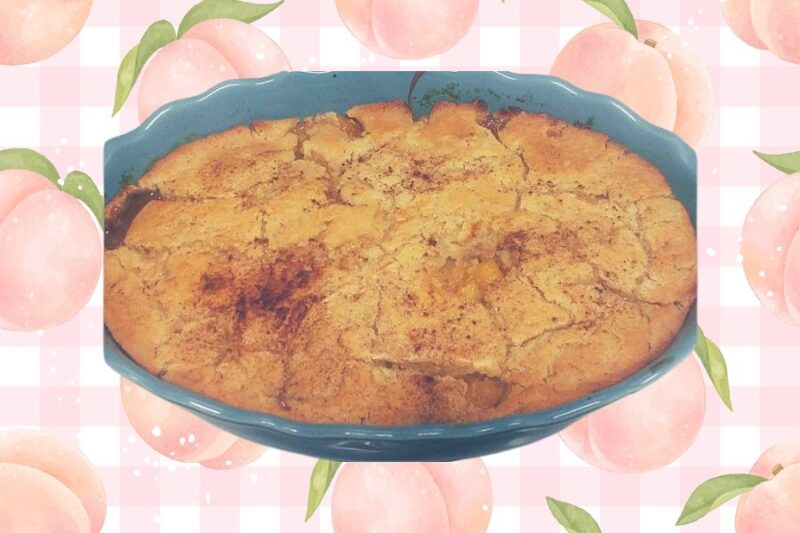 Kinya's Homemade Peach Cobbler.... #KinyasKitchen