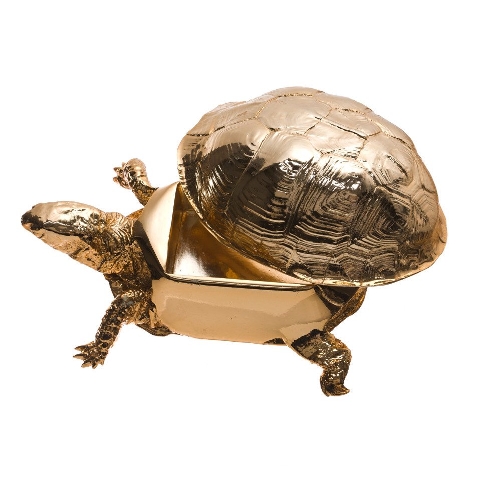 Turtle Box, gold open