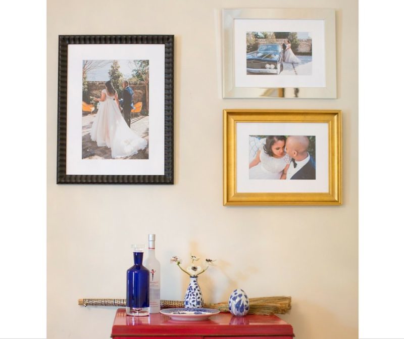 Gallery Wall Advice for a True Black Southern Belle Bride