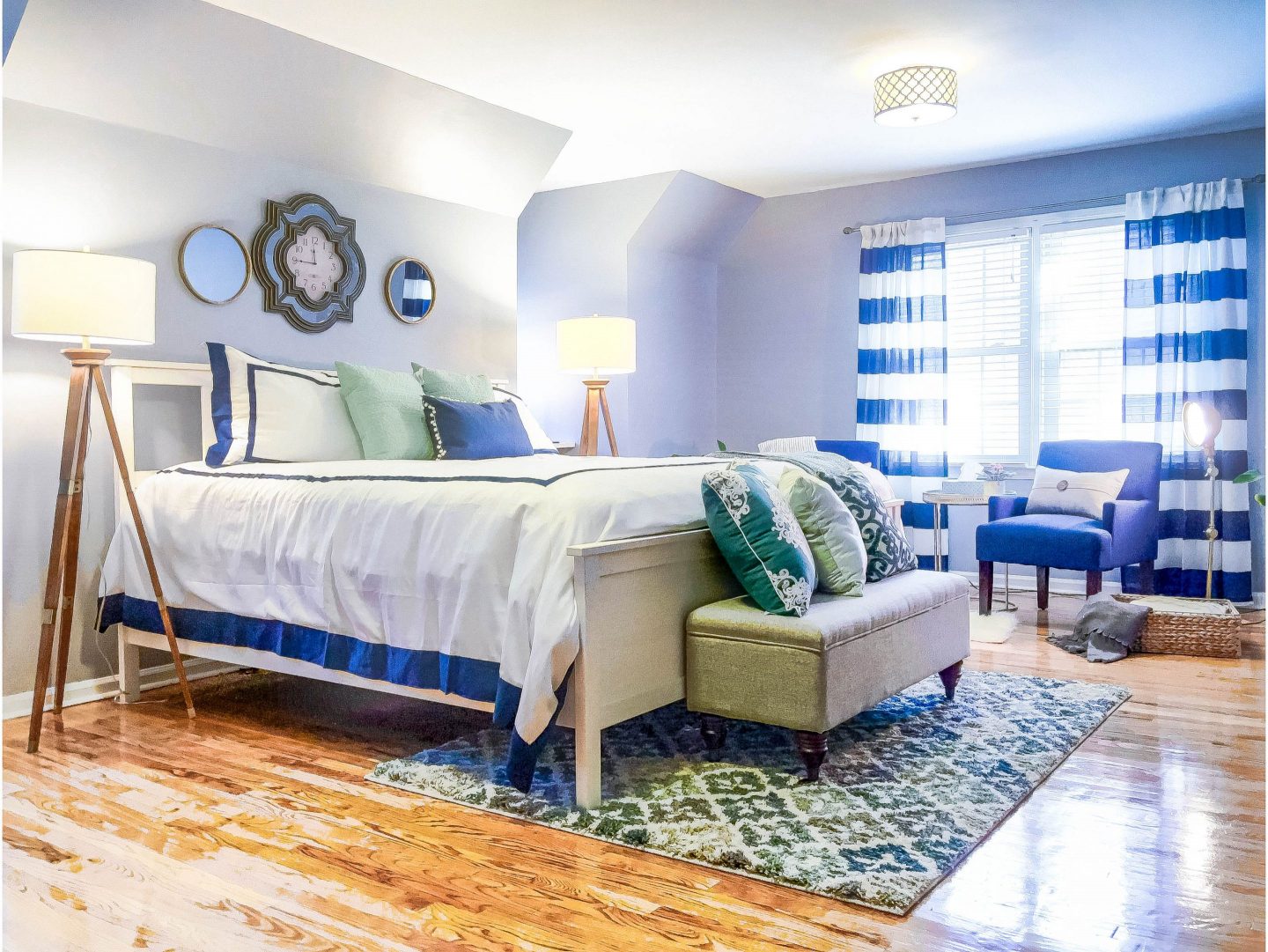 Designing on a Dime : Before and After Master Bedroom Tour