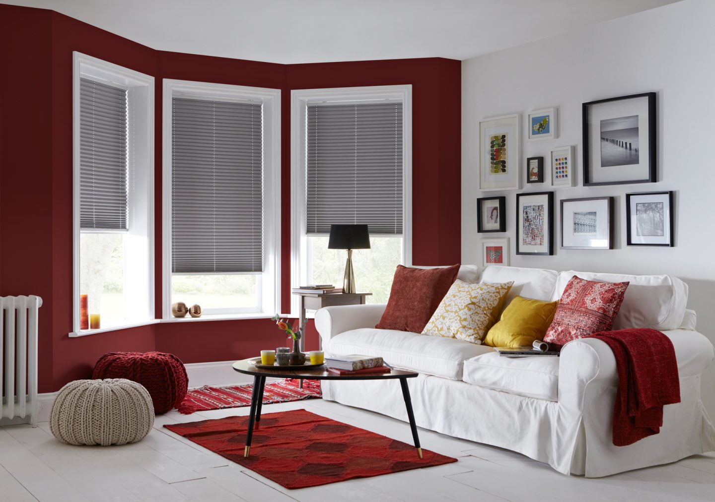 DST Home Decor Inspiration: Crimson and Cream Design Style