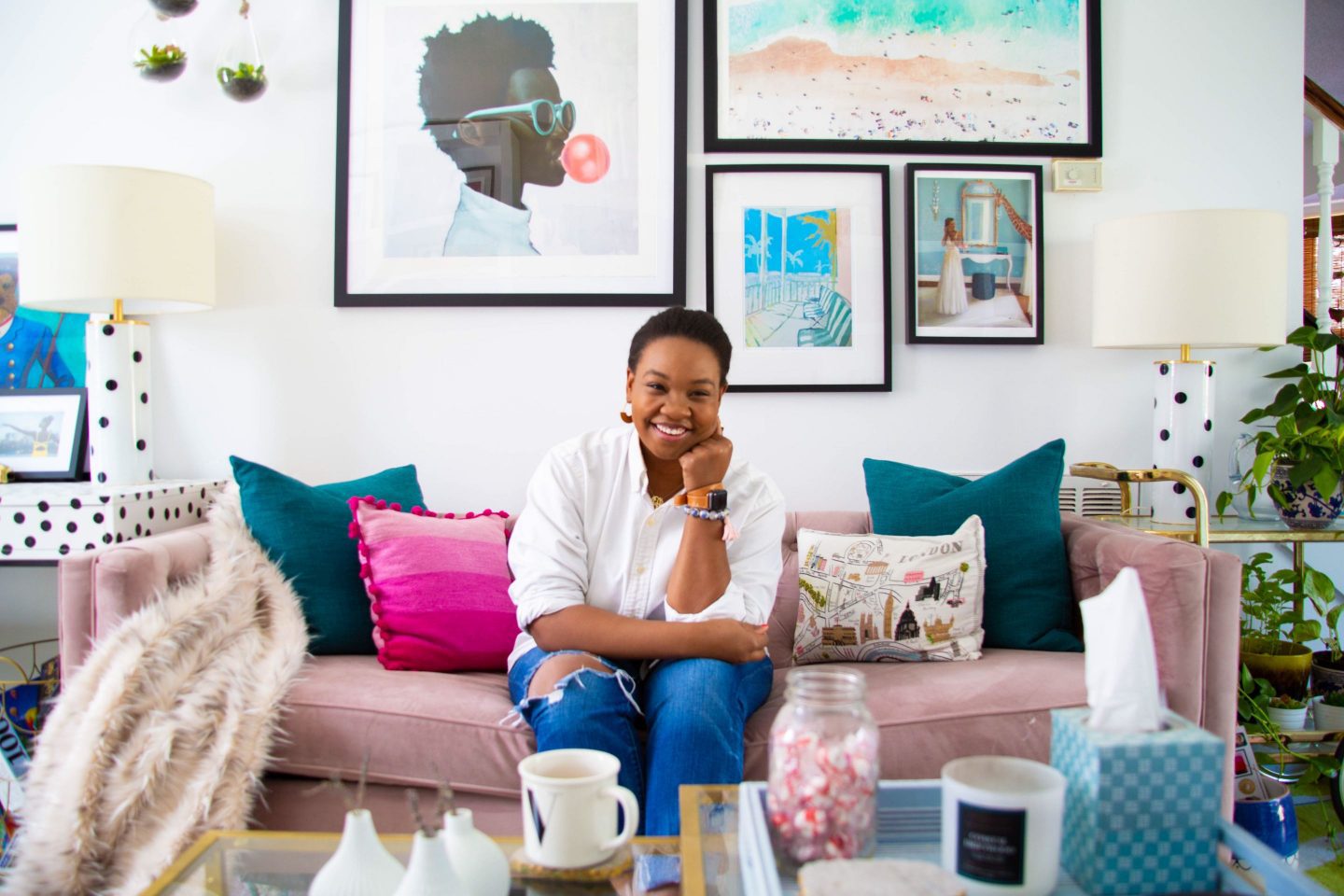 Black Southern Belle Blogger Home Tour: Preppy Home  Style in Raleigh, NC