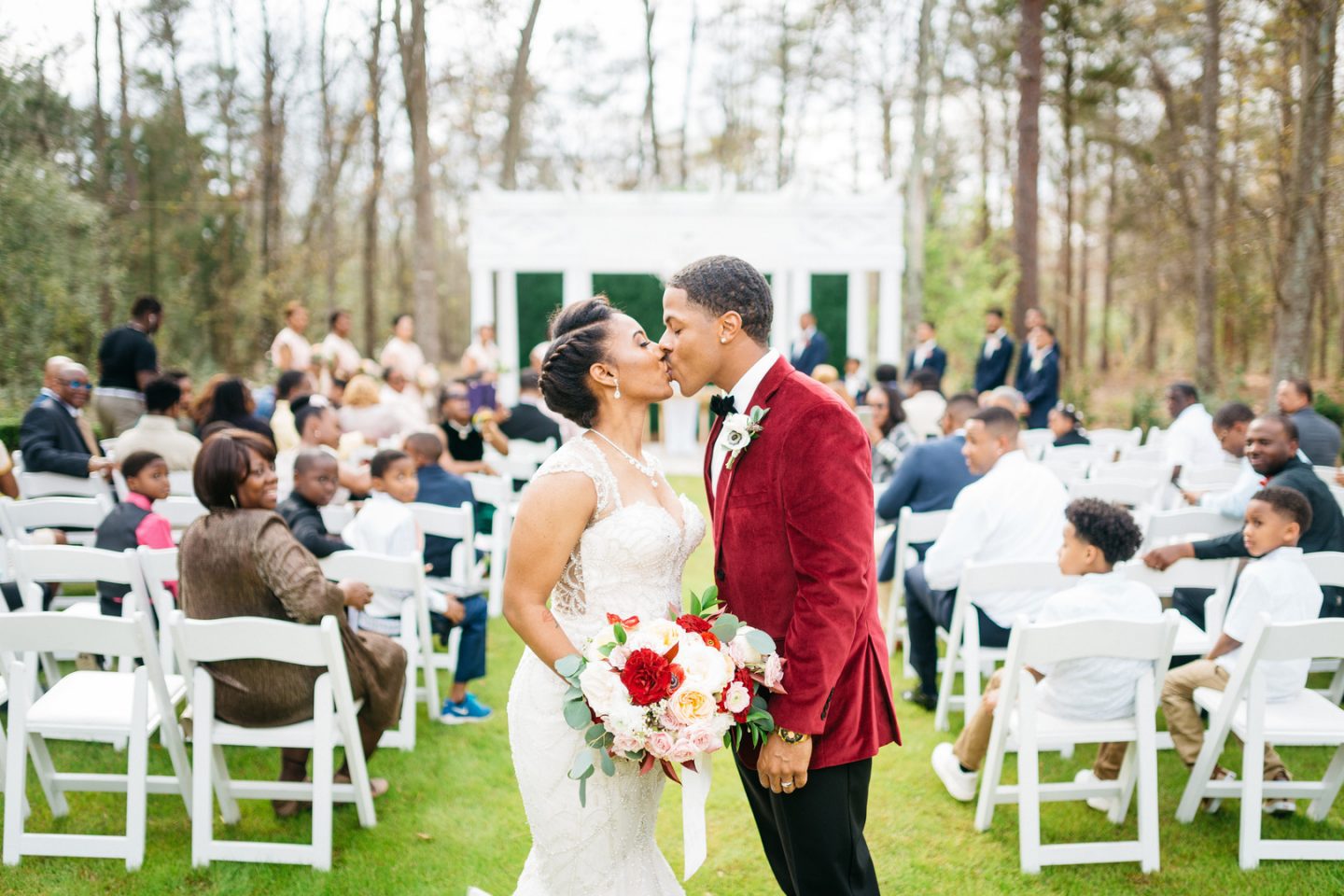 Outdoor Augusta, GA Wedding with Classic Southern Charm