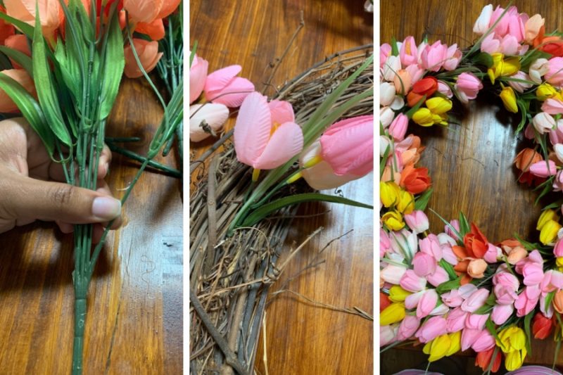 Tulip Wreath DIY Tutorial: How to Add a Dash of Spring to Your Front Door