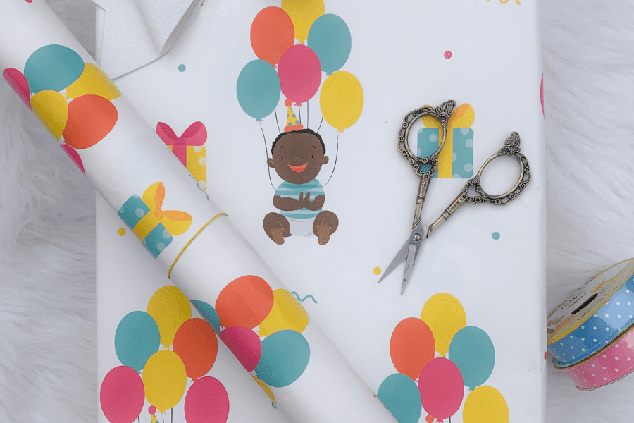 Black Owned Paper Goods  Company Gives 3 Tips for How to Wrap Kid’s Birthday Gifts