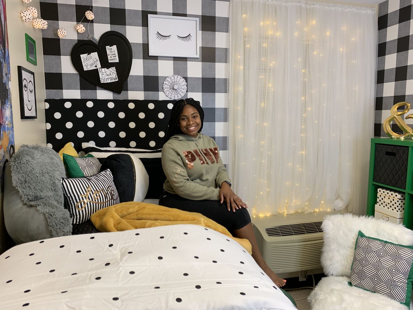 HBCU Dorm Decor: Modern Preppy Style at North Carolina A&T