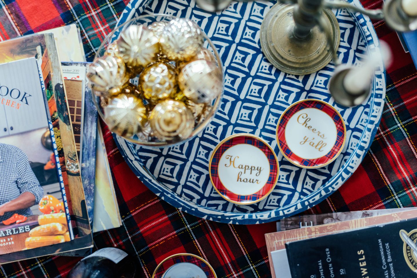 Holiday Home Tour: Indigo Christmas Decor