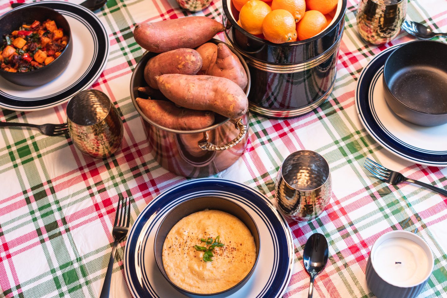 Brunch with Heritage: Vegan Sweet Potato Grits