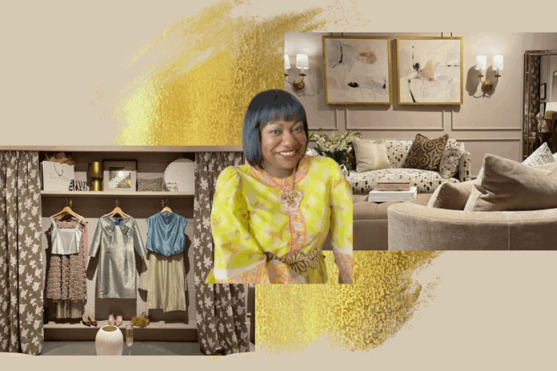 Blush and Bashful Vignette by Cheryl Luckett for Rowe Furniture