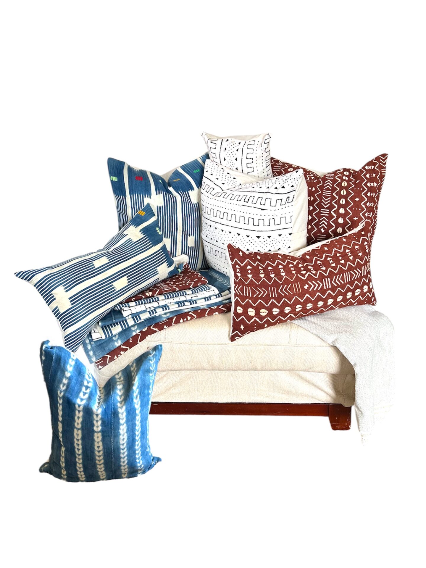 Heritage at Home: AliJ Designs Collaborates with Greenhouse Mercantile on Pillow Collection