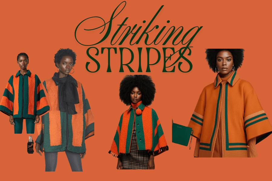 Tips for Wearing Bold Stripes in the Fall with Traditional Silhouettes