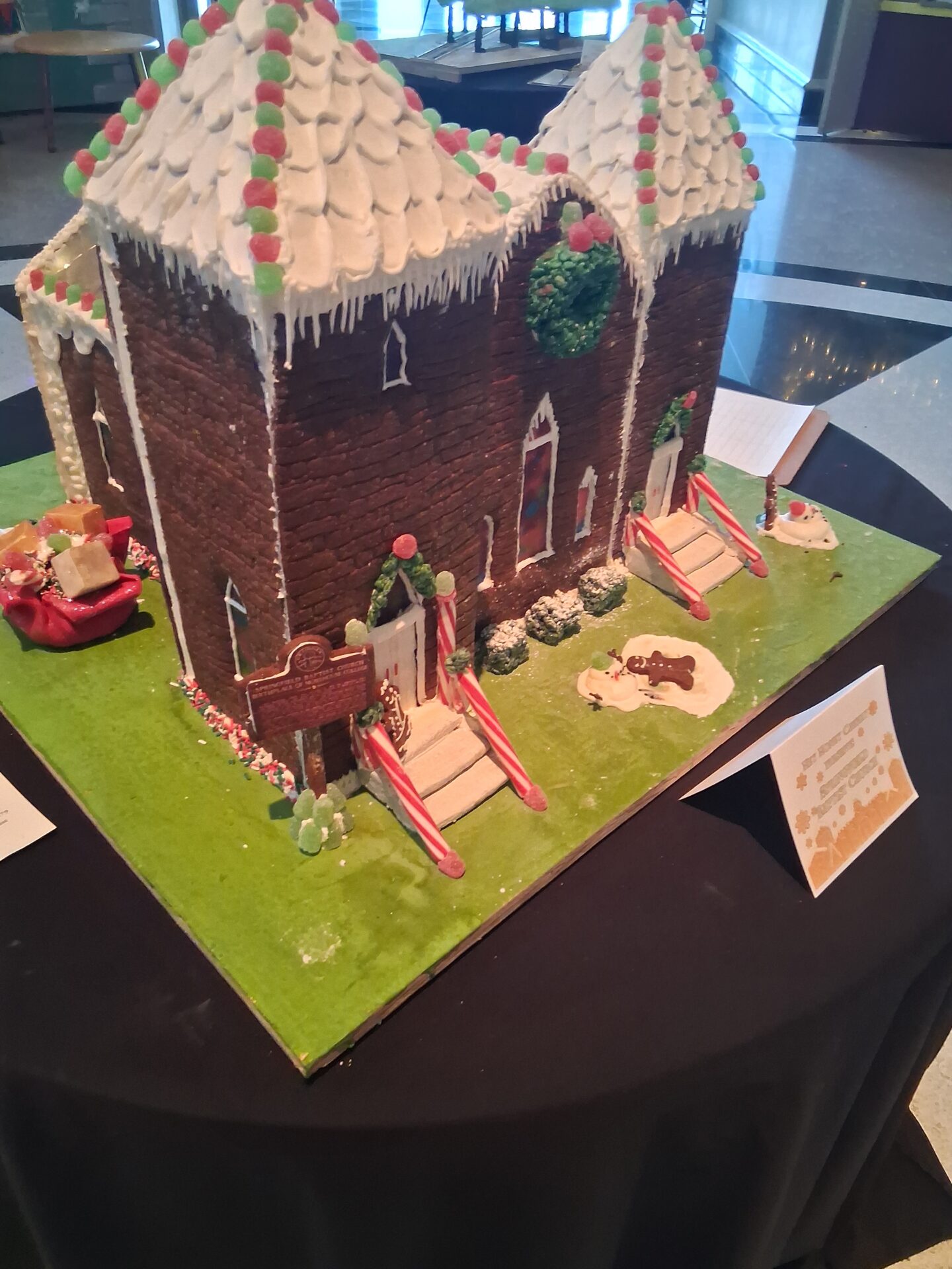 A Sweet Slice of HBCU History: Springfield Baptist Church Shines at Augusta's Gingerbread Village
