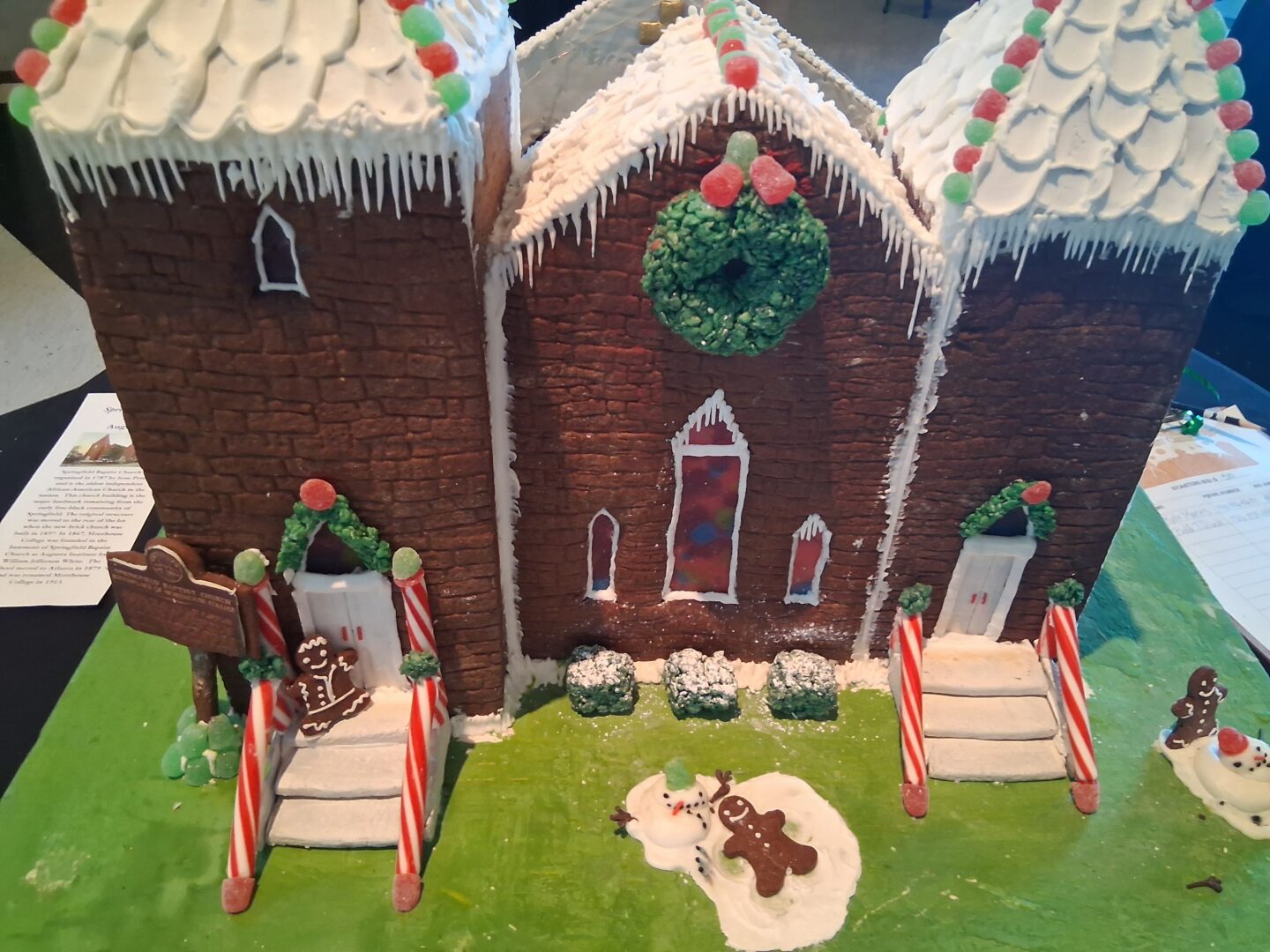 A Sweet Slice of HBCU History: Springfield Baptist Church Shines at Augusta’s Gingerbread Village