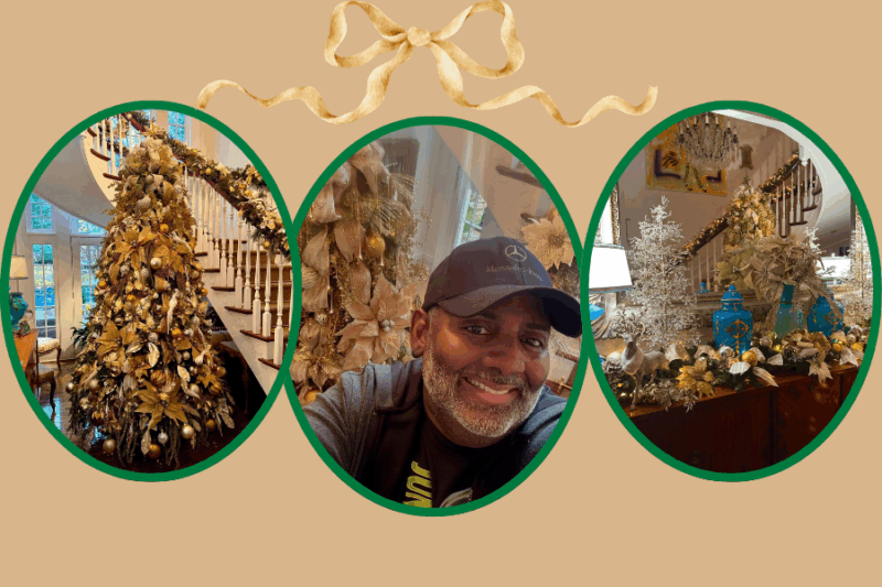 HBCU Alum Curates Classic Holiday Decor for an R&B Legend