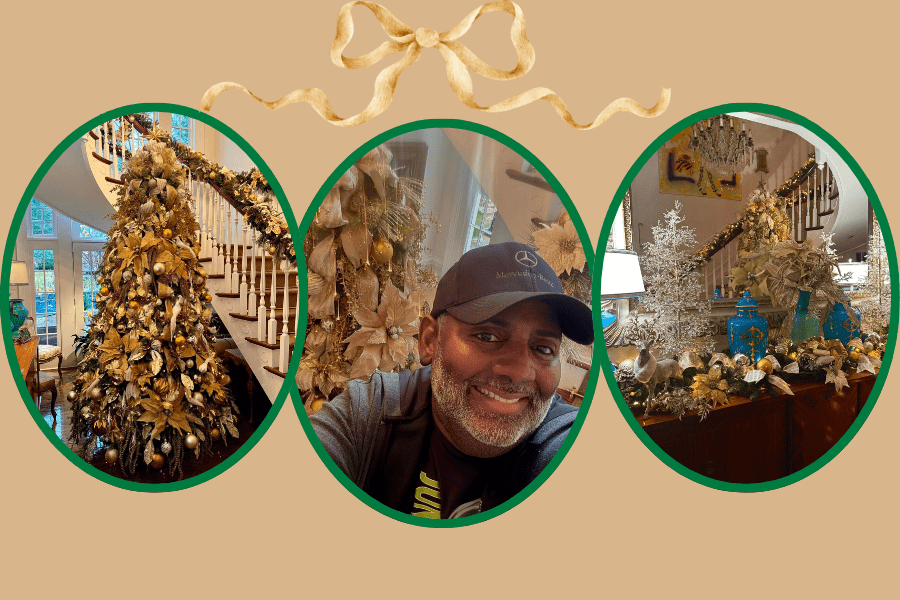 HBCU Alum Curates Classic Holiday Decor for an R&B Legend