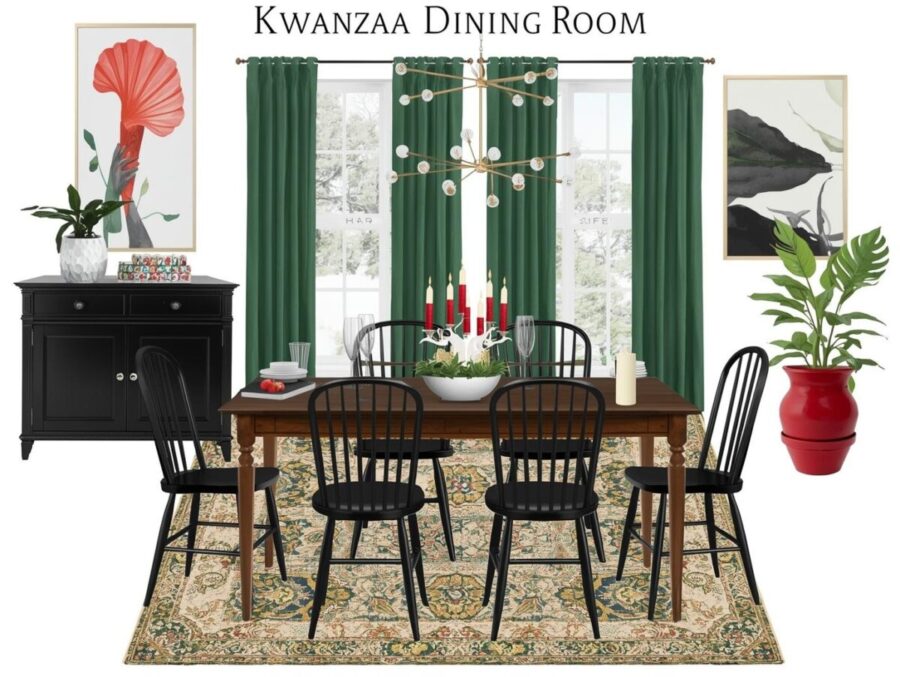 How to Add Black Heritage to Your Dining Room Inspired by Kwanzaa