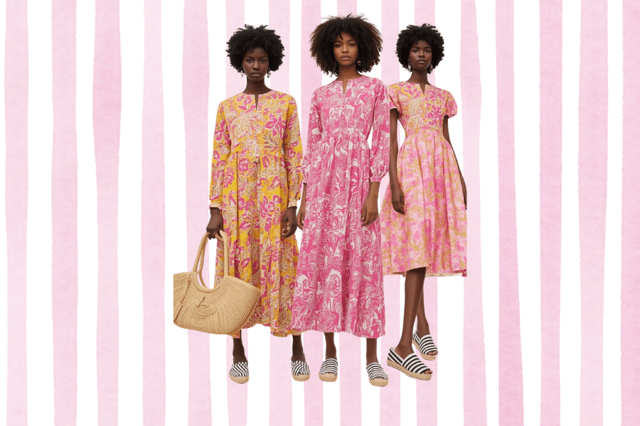 Spring Fashion Inspiration: How to Add Pinks and Yellow Blockprints to Your Wardrobe