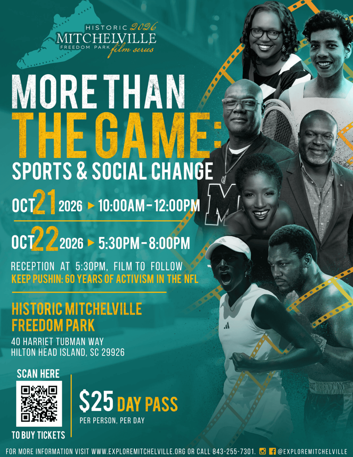 Historic Mitchelville Freedom Park Presents: “Beyond the Game: Sports and Social Change”